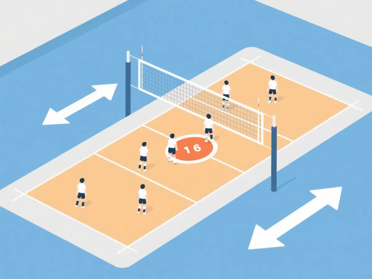 排球轮转规则图解