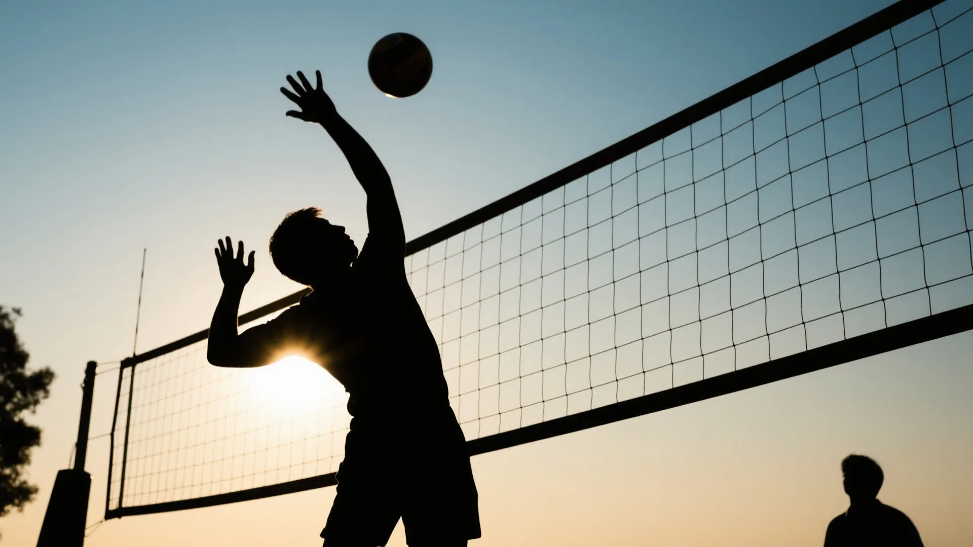 排球赛场瞬间