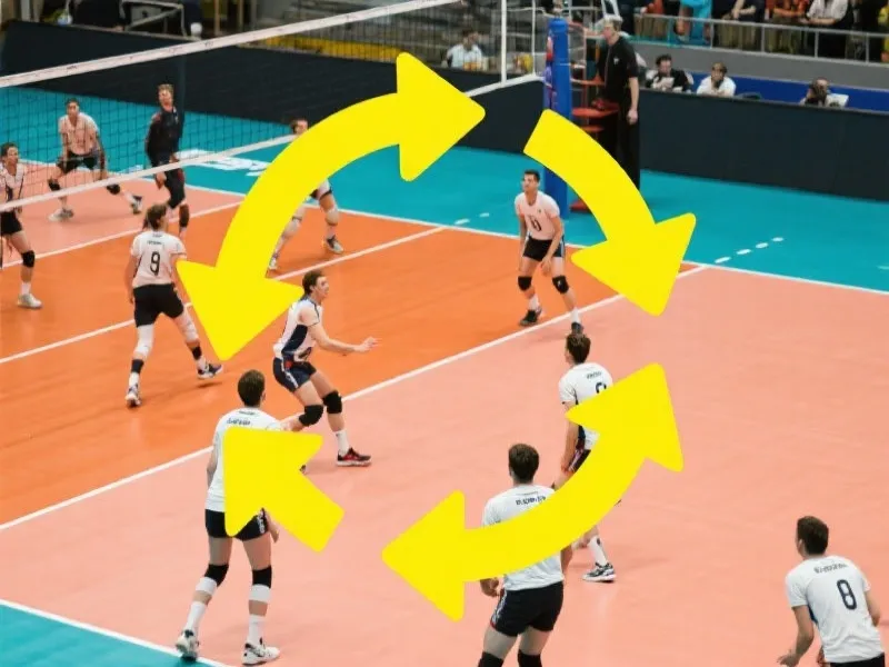 排球轮转规则图解