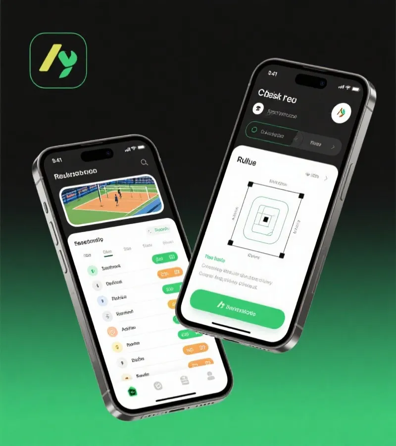 排球入门App界面展示