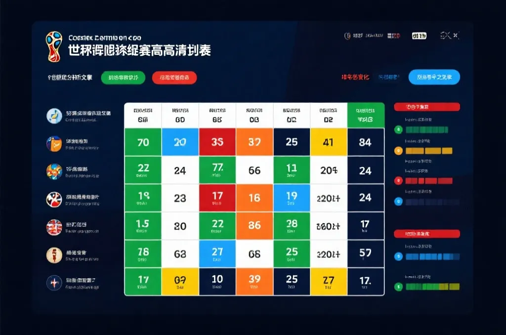 2026世界杯小组赛积分高清全攻略：熬夜前先看这份生死战时间轴